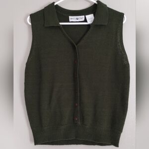 White Stag Forest Green Sleeveless Vest